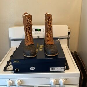 Ralph Lauren tall duck boots